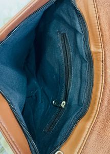 Handcrafted Leather &amp; Cowhide Fringe Sling Bag