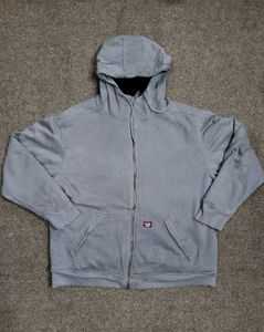 Gray Zip-Up Hoodie