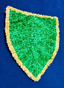 Green Leaf With Golden Border