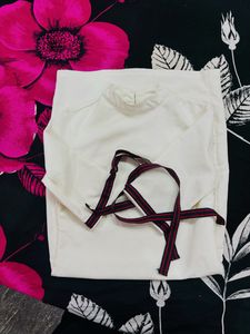 Off White Midi Bodycon Dress