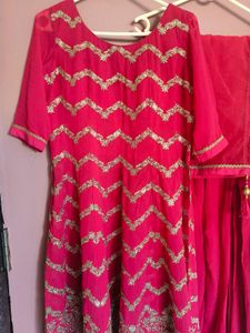 Pink &amp; Gold Salwar Suit