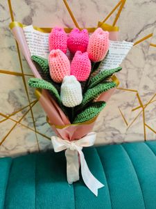 Crochet Tulip Bouquet