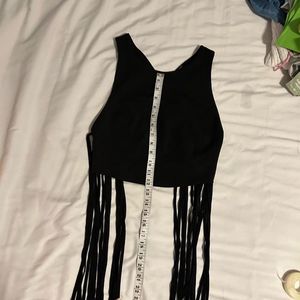 Zara Criss Cross Back Crop Top