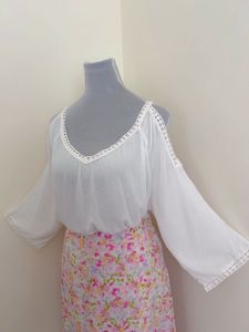 100% LACE COTTON TUNIC
