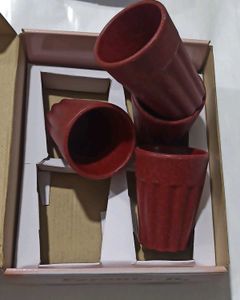 Earth Friendly Tea Glasses Set Of 4
