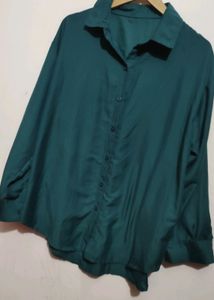 Dark Green Color Shirt For Girl Or Women