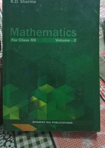 R.D. Sharma Mathematics Class XII Vol-2