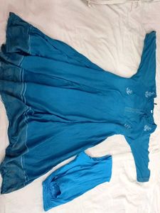 Elegant Blue Kurta Set