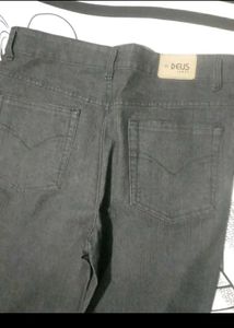 Dark Gray Denim Jeans