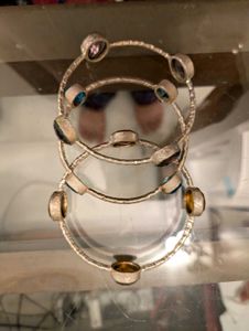 Set of Three Silver Bangles