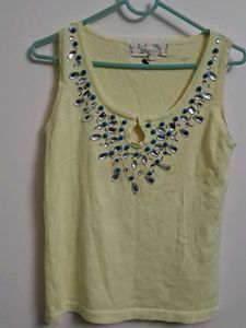 Vintage / Y2k Butter Yellow Top