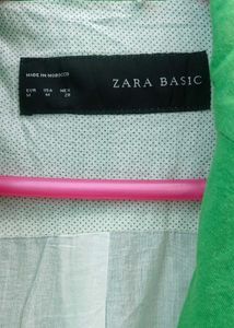 ZARA BASIC Green Blazer