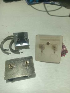 Set Of 3 Earings For 140 Rs Only