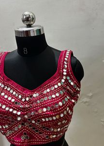 ✨Mirror Work Bakless Blouse✨