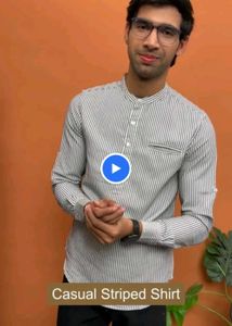 Roadster white and black kurta shirt