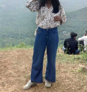 Blue Denim Casual Jeans (Women)
