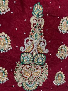 Offr 24hrs Only, Heavy Bridal Embroidery Work Sare