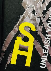 Black MaSh Oversize T-Shirt with Tag