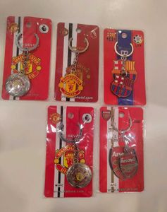 Premium Metal Football Keychains (1 Pc)