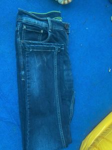 Dark Blue Denim Jeans