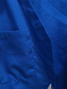 Blue Button-Down Oversized Shirt