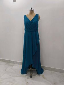 Elegant Teal Maxi Dress