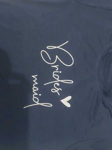 Bridesmaid T-Shirt - Navy Blue