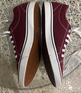 Decathlon  Maroon Skateboarding Sneakers