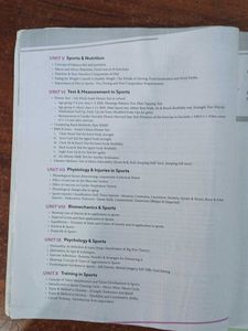 CBSE Physical Education Class 12 Solved Papers