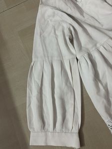 White Lace Trimmed Top