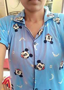Micki Mouse Design Night Dress