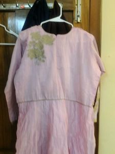 Pink Embellished Anarkali Dress