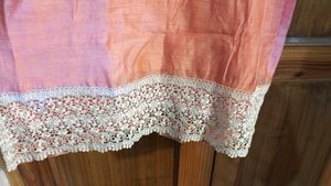 Peach Embroidered Kurti