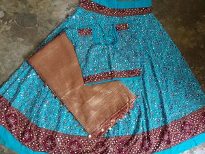 Heavy Lahenga Odhani And Blouse