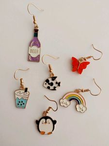 Funky Charm Earring Set