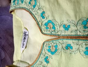 Branded  Lining Attached Kurti With Duppata