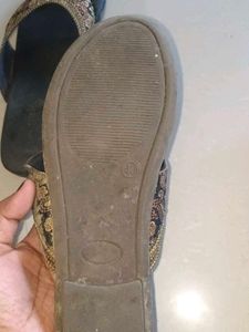 Lazera Embroidered Flip Flops