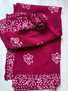 Viscose Georgette saree