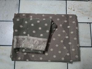 Elegant Polka Dot Saree ✨️