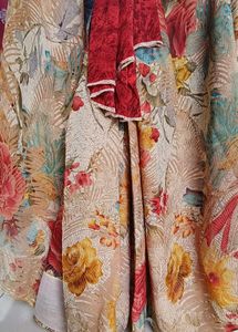 Chiffon Saree With Blouse Piece...