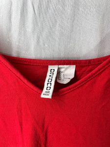 Red Sleeveless Dress H&amp;M