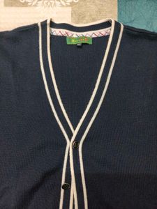 Korea imported Stylish Blue Cardigan