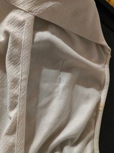 Fitted Cream Square-Neck Top | Minimalist Basic