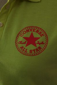 Yellow Converse Polo Top