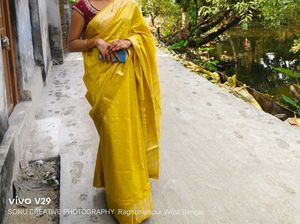Elegant Yellow Saree
