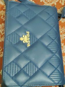 PRADA Stylish Blue Crossbody Bag