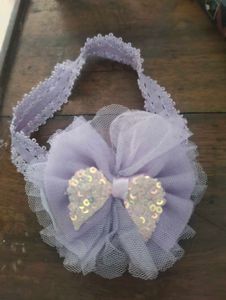 Baby Frock With Hair Band