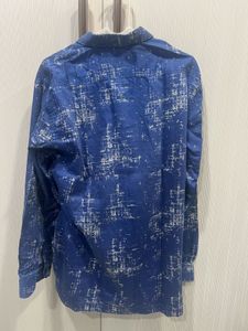 Blue Patterned Shirt