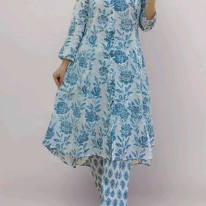 Floral Print Kurta Set