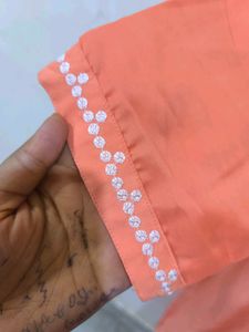Peach Kurti